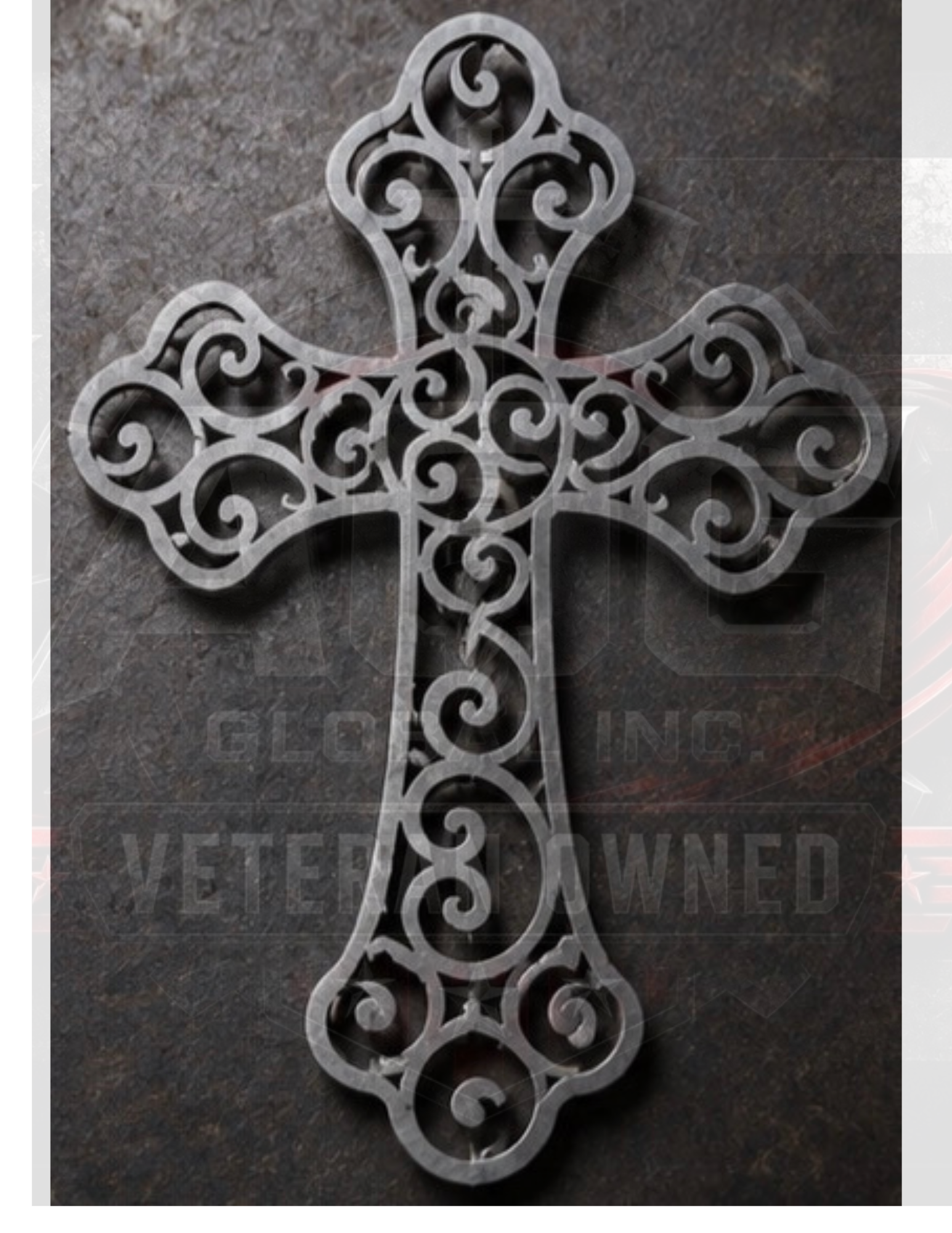 Metal Cross Decor