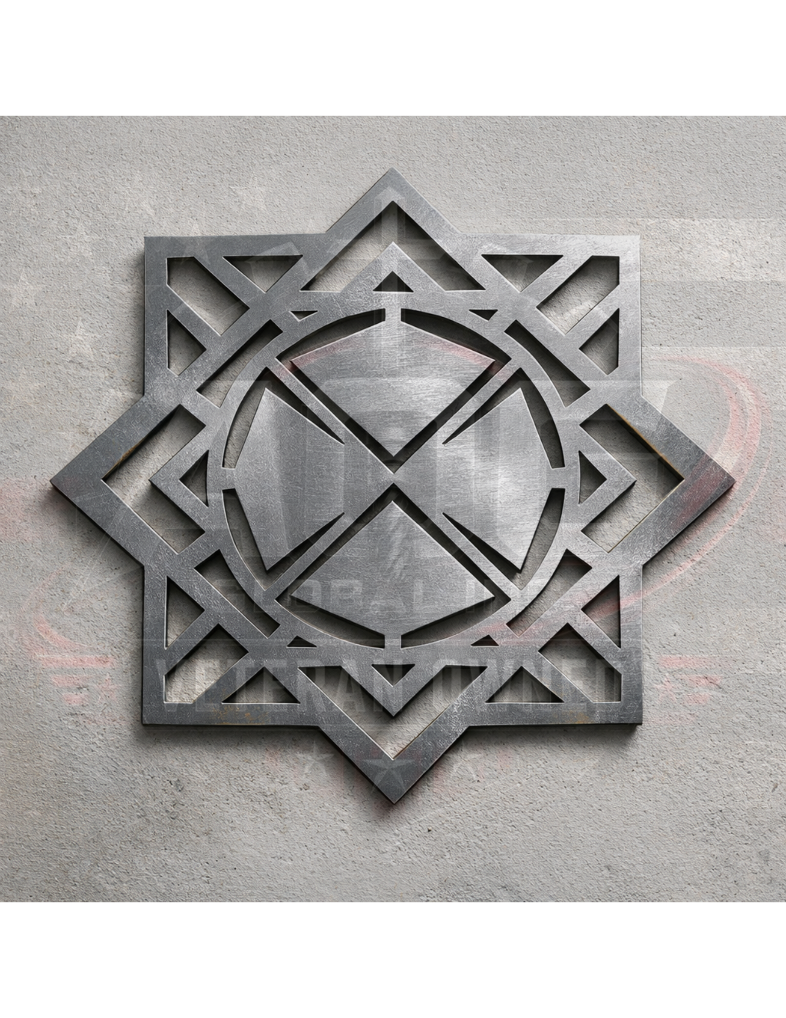 Exquisite Geometric Metal Wall Decor