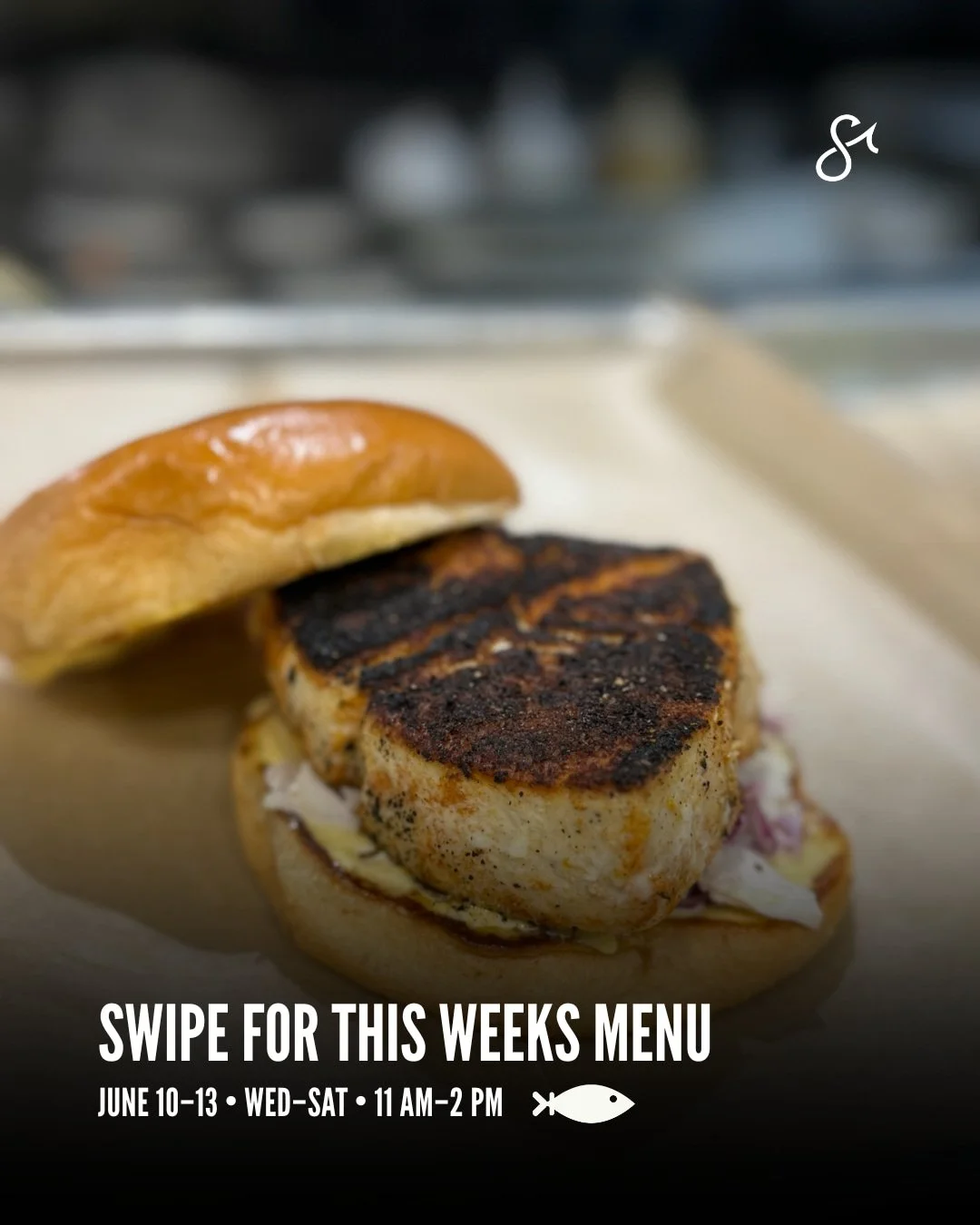 Beat the heat and come grab lunch at Shoreline this week. 🌊