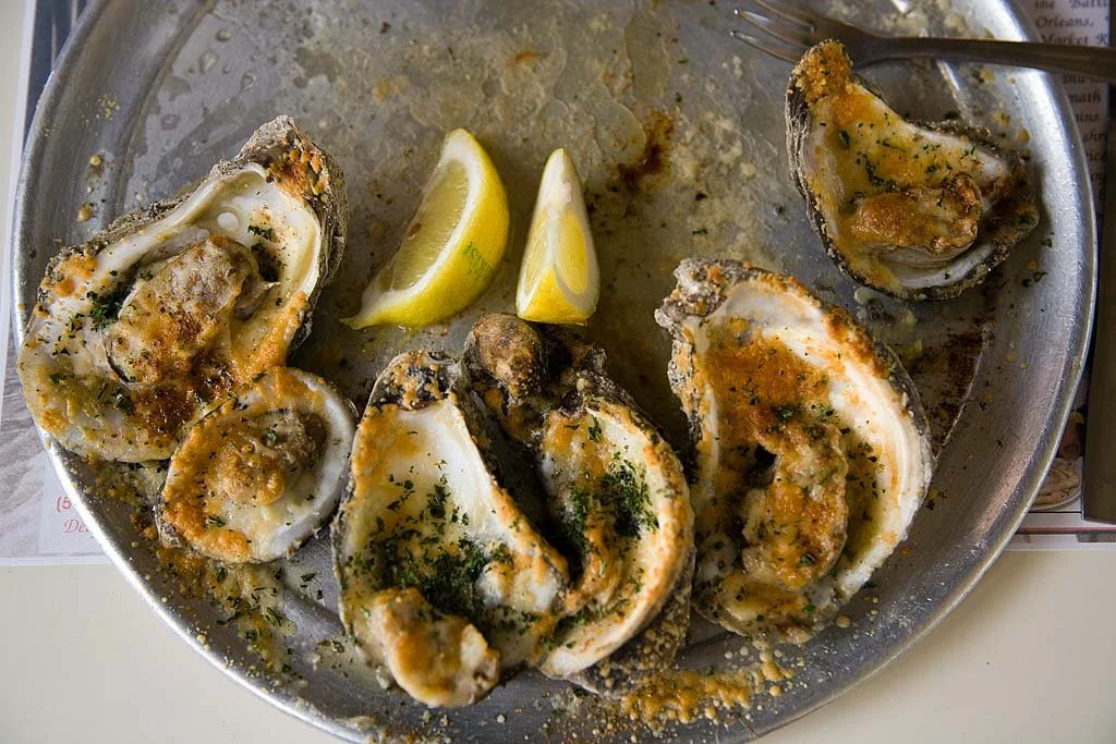 Baked Oysters with Garlic Breadcrumbs and Herb Butter