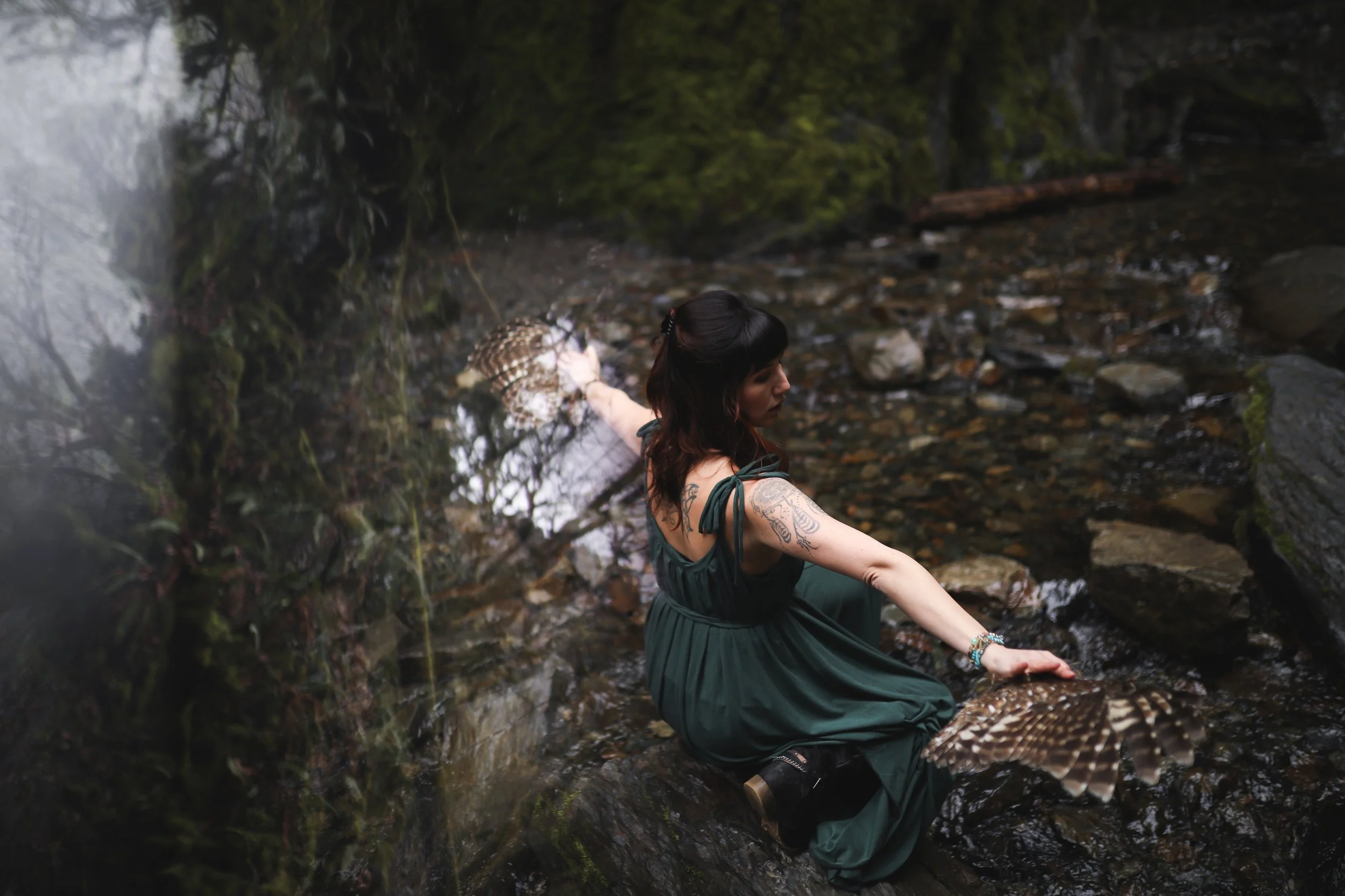 Kylee Dawn dancing in nature