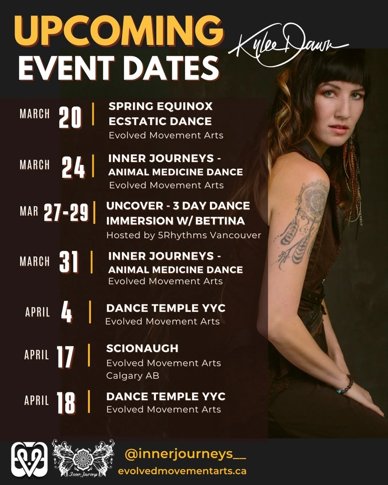 Stoked for this weekend at Evolved Movement Arts. Tonight I&rsquo;ll be opening the night for Scionaugh ✨ Tomorrow come join us for Inner Journeys Dance Temple ✨ #dancemedicine #ecstaticdance