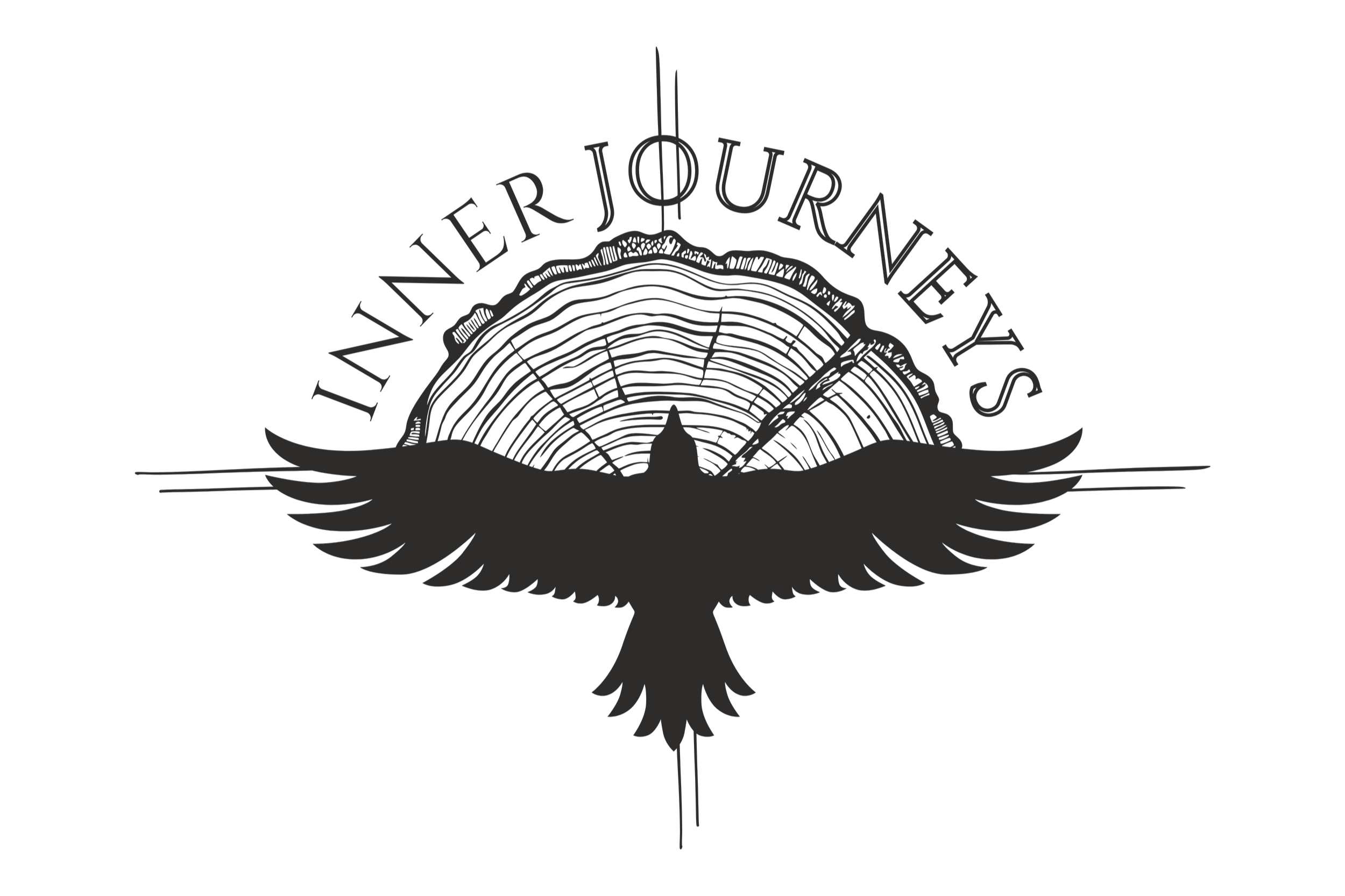 Inner Journeys' logo - black