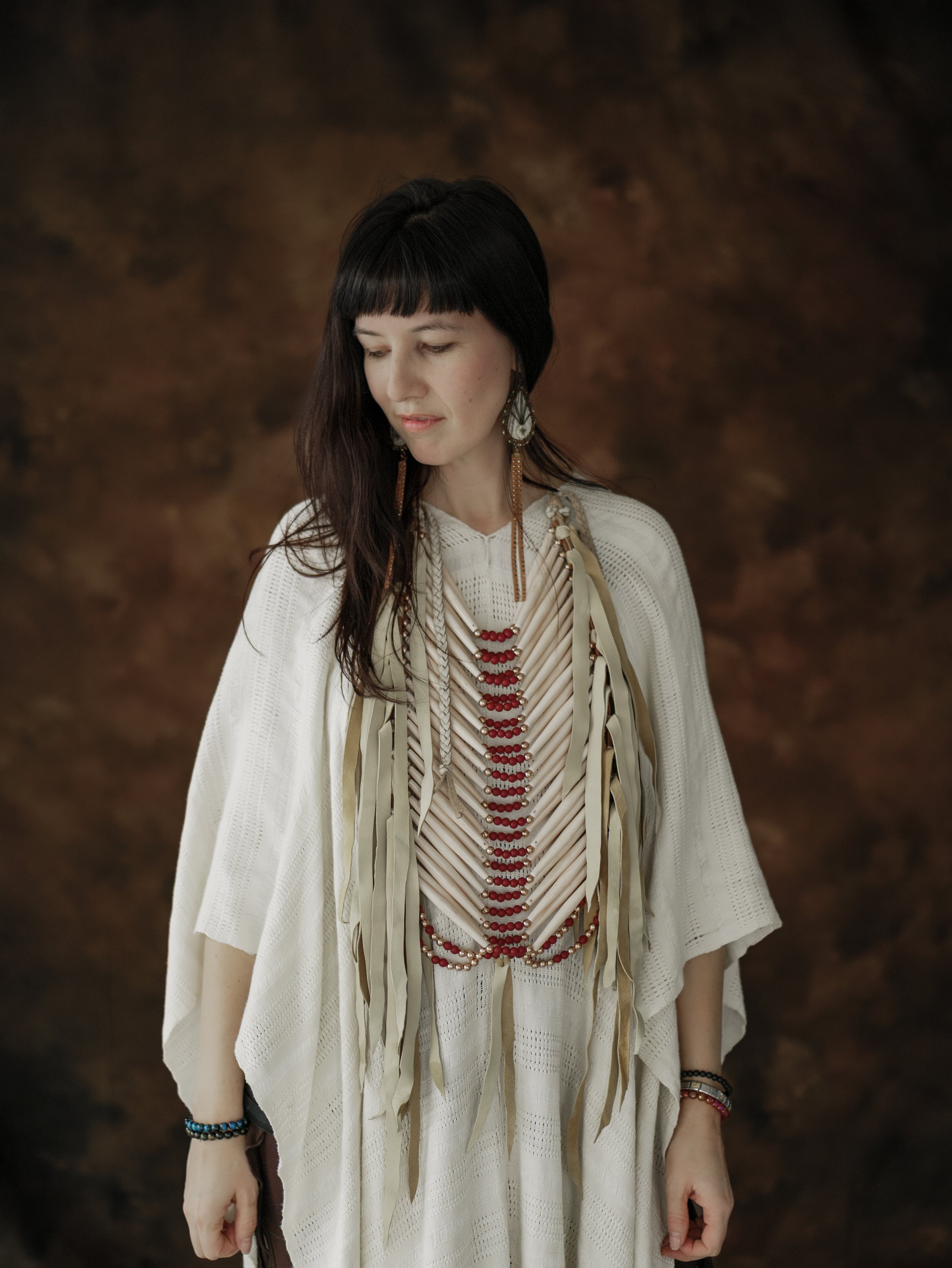 Kylee Dawn in traditional dress