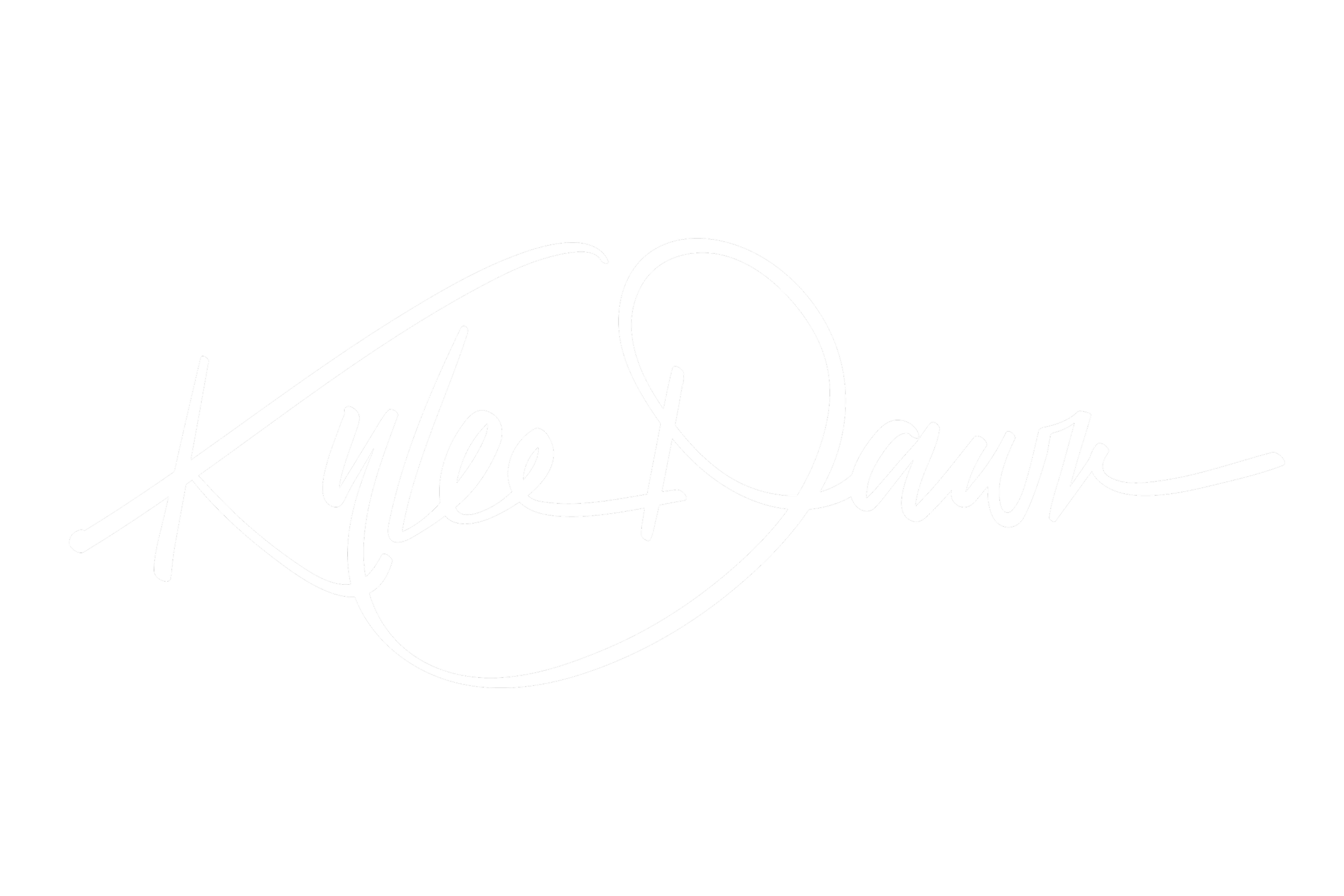 A black background with white cursive text that reads 'Kylee Davis'.