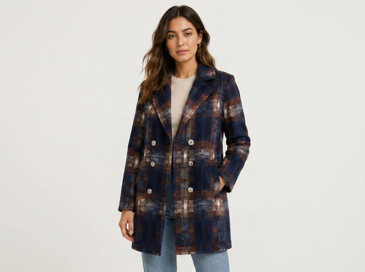 The Monarch Plaid Coat