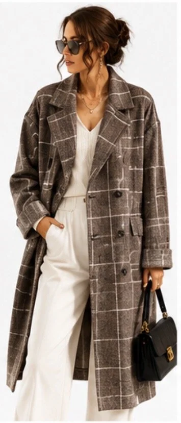 The Kensington Plaid Overcoat
