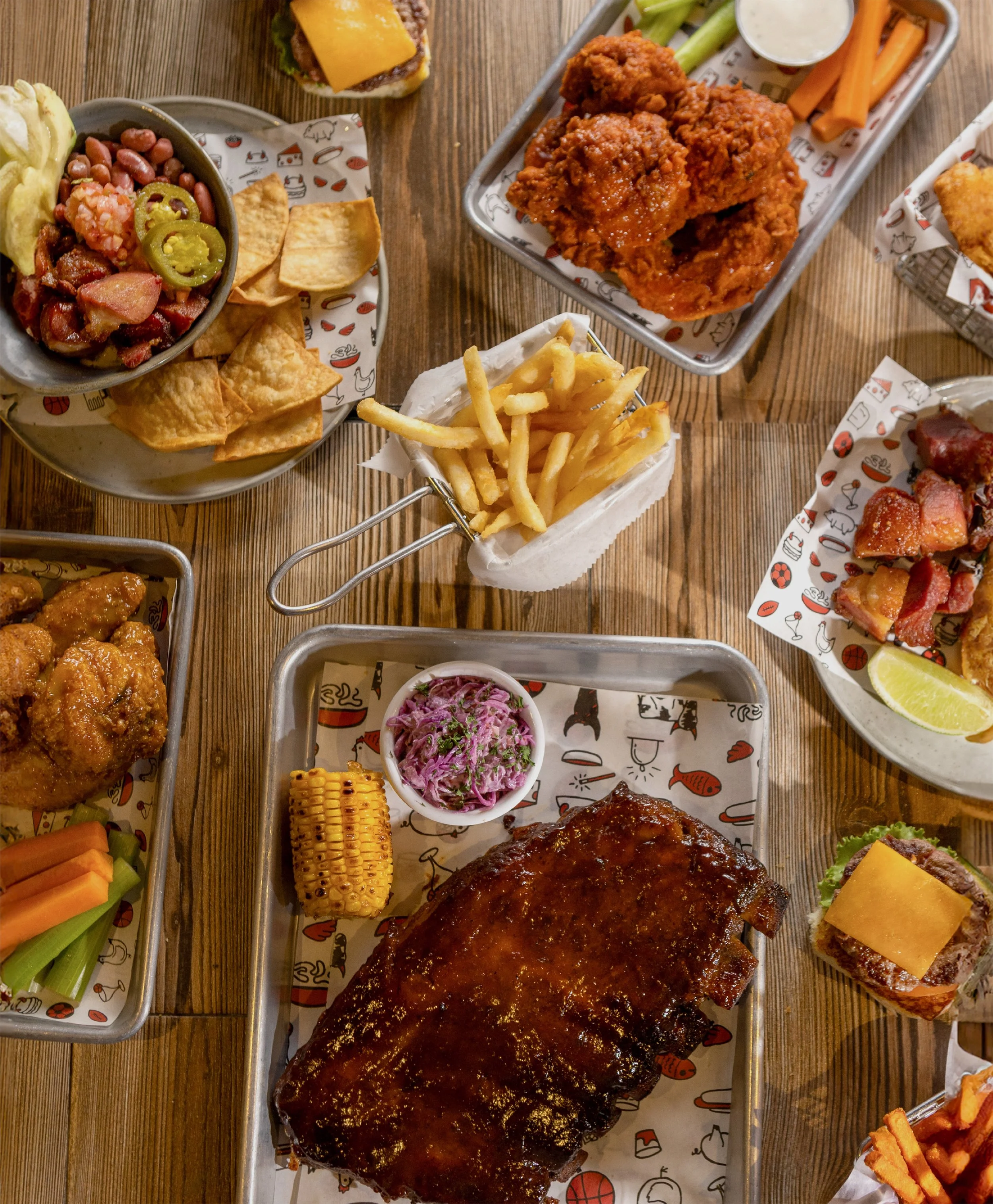 Food photography for Hamburguesía, a Costa Rican better-burger restaurant, by OLA