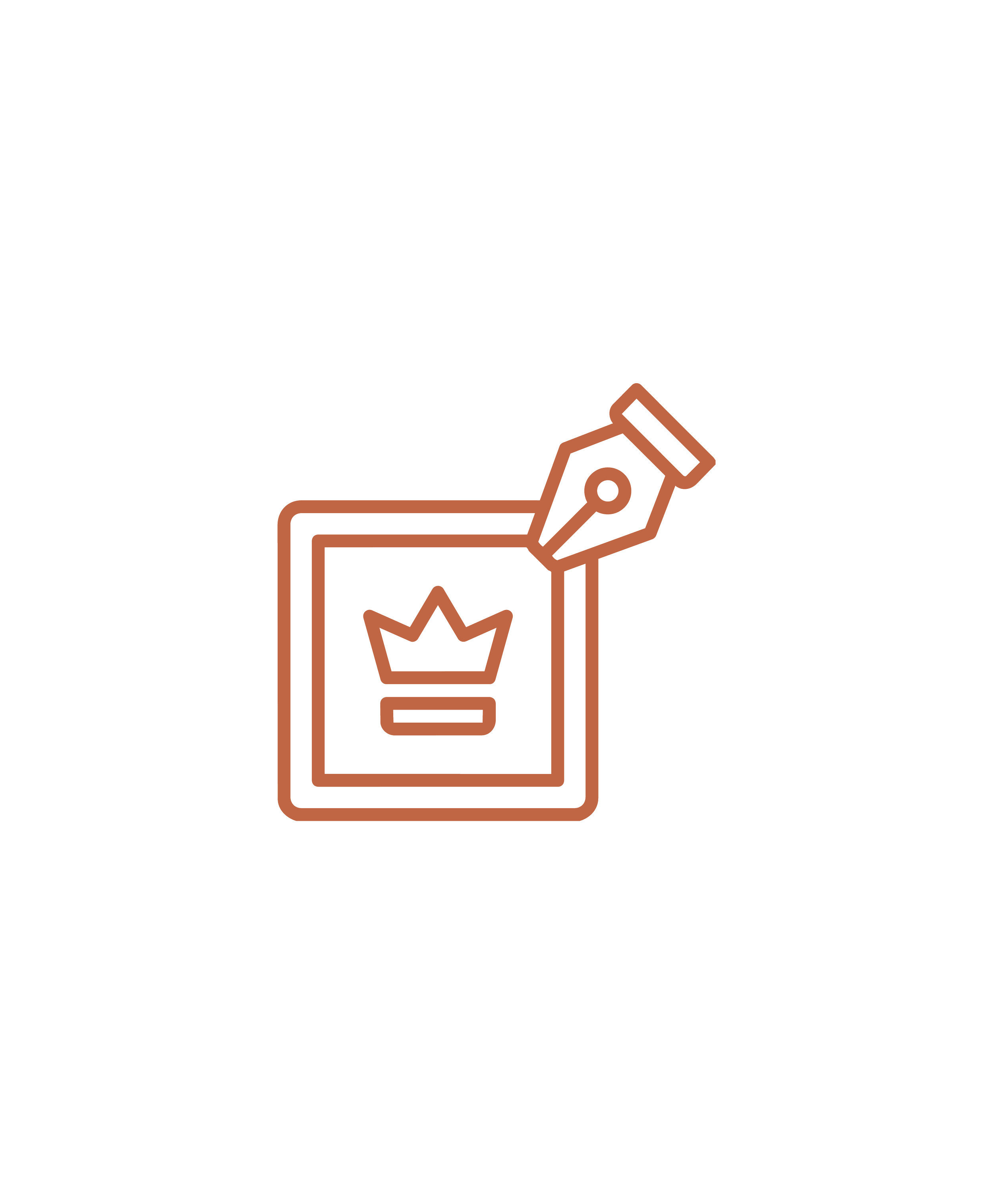 A tablet and stylus showing a brand design in progress — content production by OLA Creative Studio