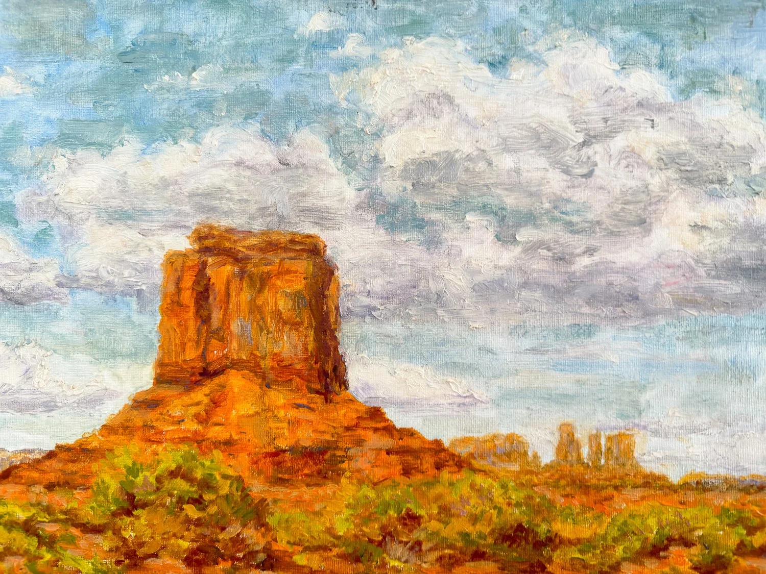 “Monuments of the Desert”
12X16
$500
