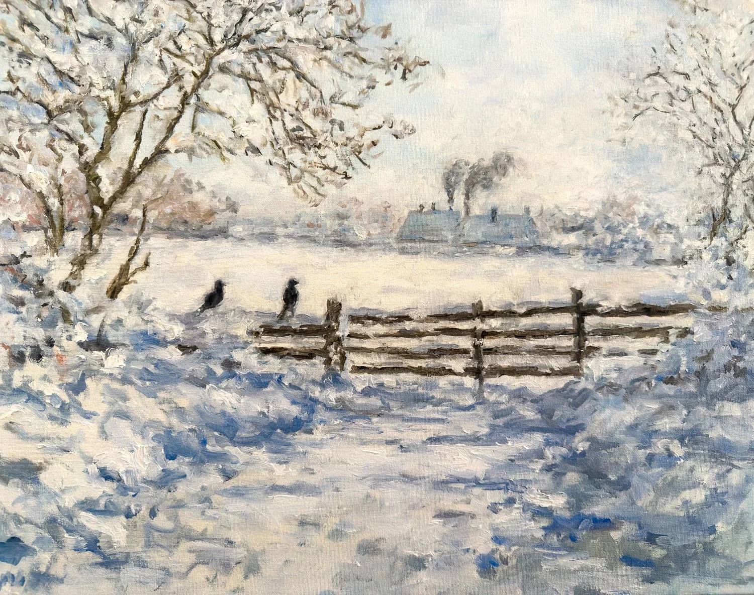 “The Magpies”
16x20
$850