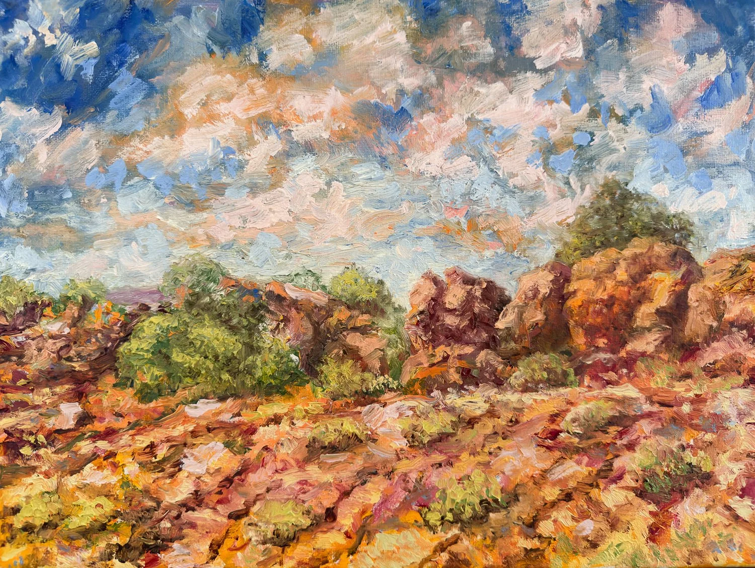 “Red Rocks of New Mexico”
12X16
$750