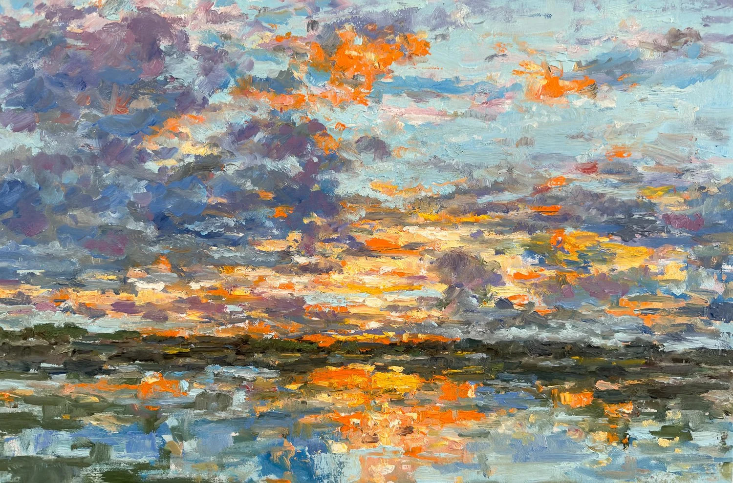 “Fire & Indigo”
16X24
$650