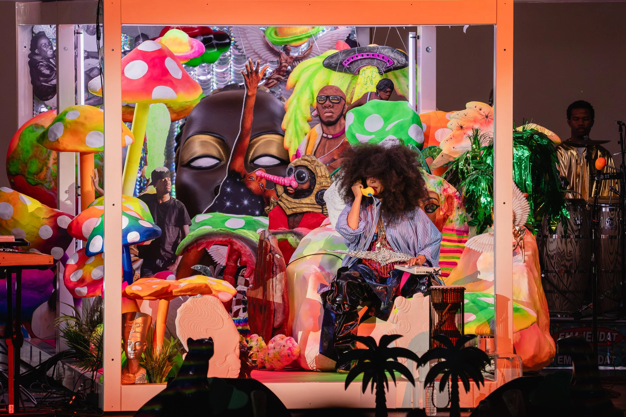 Erykah Badu for Lauren Halsey's Emajendat 