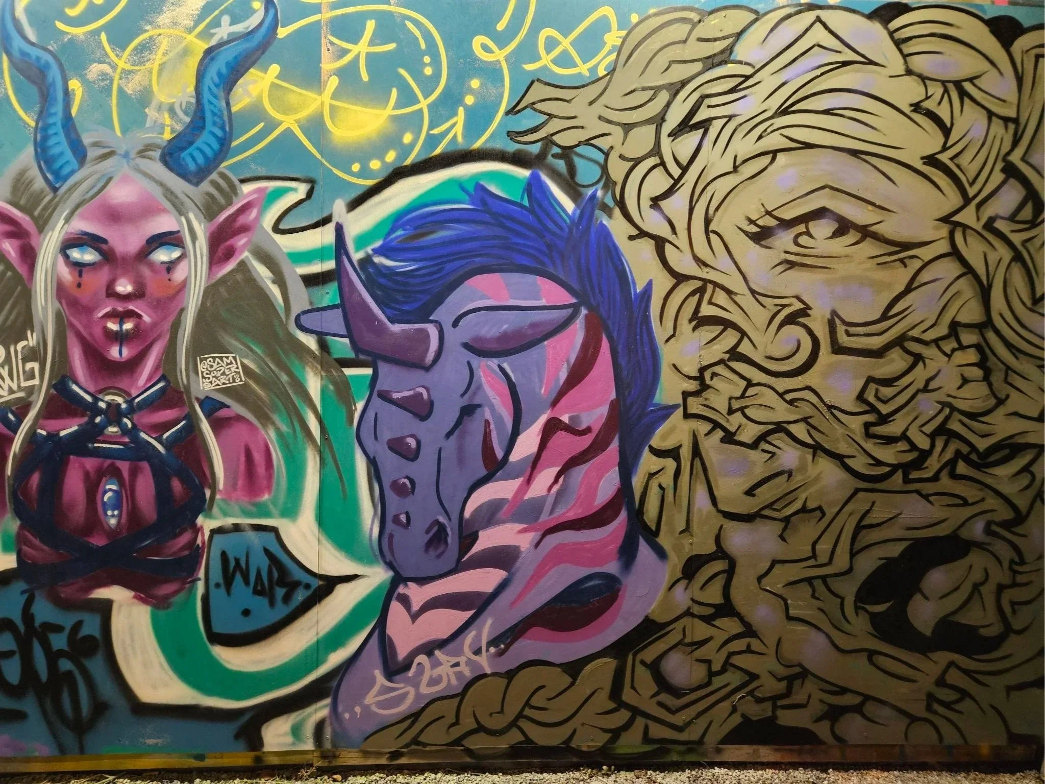 Thursday Paint Jam - collaboration piece
