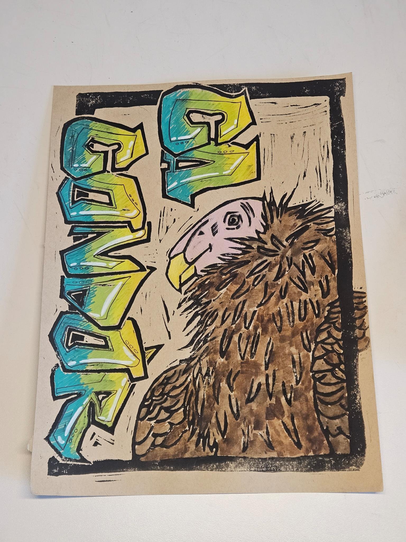 The California Condor!
I've grown such a love and appreciation for vultures lately, and as of recent news, the California Condors have layed their first egg in a Redwood since trying to fight extinction since the 80s.

Don't quote me on any of this, 