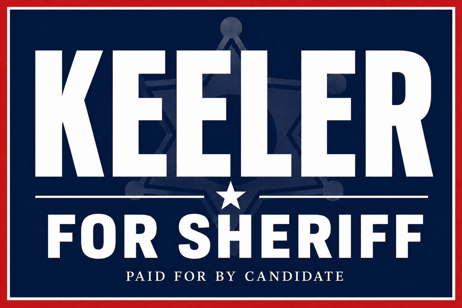 Adrian Keeler for Johnson County Sheriff