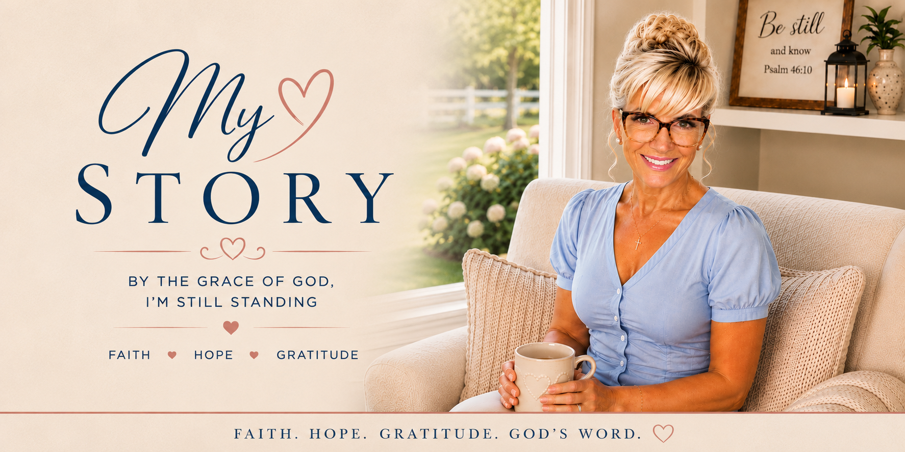 Portrait of Christian author Kelley Cain sharing her story of faith, resilience, and God’s faithfulness.