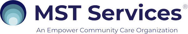 MST Services logo with the tagline "An Empower Community Care Organization"