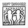 Best Buddies Logo in black and white