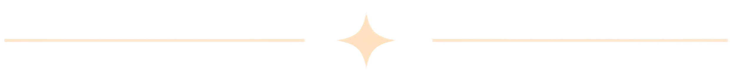 Decorative design with beige star shape in center, flanked by two horizontal beige lines.