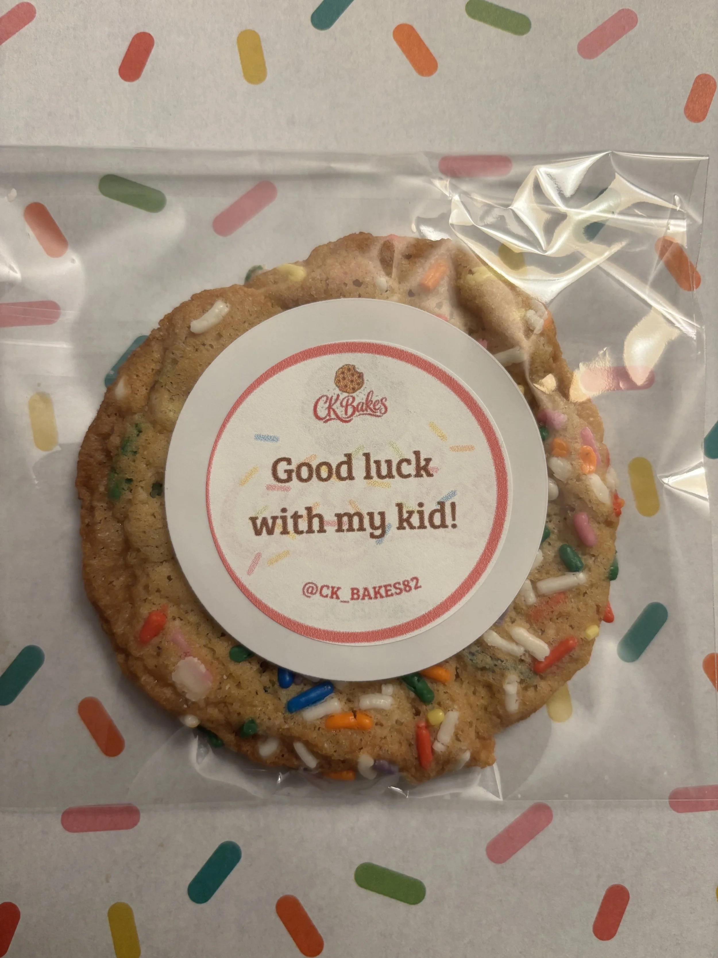 Back to School Single Cookie