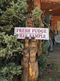 Free Fudge Sample! Come on in and try some!