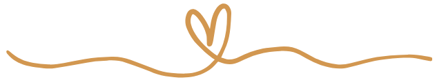 A simple, continuous line drawing of a heart with a wavy line extending from each side.