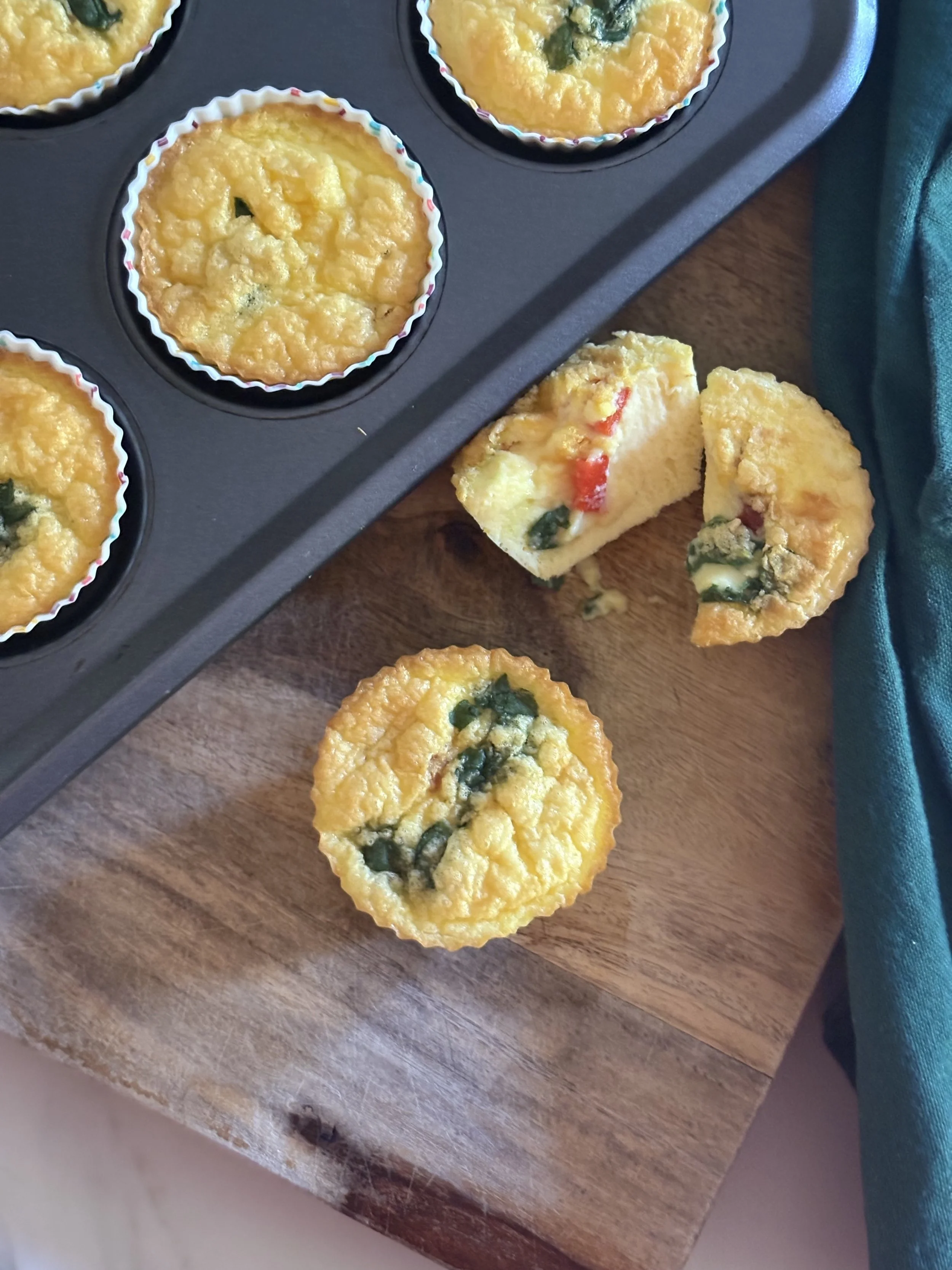 Roasted Red Pepper Egg Bites