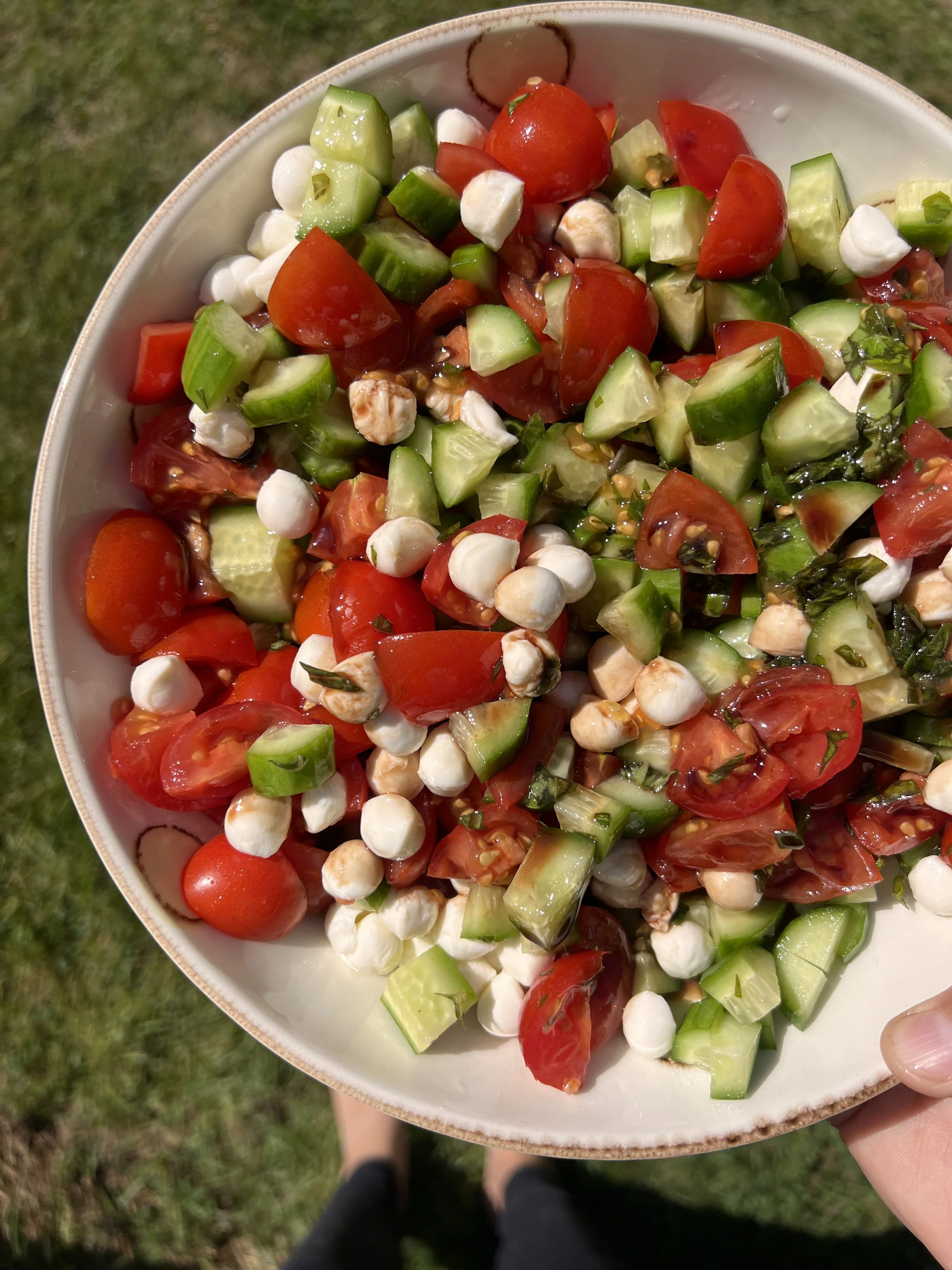 Easy Caprese Side Salad