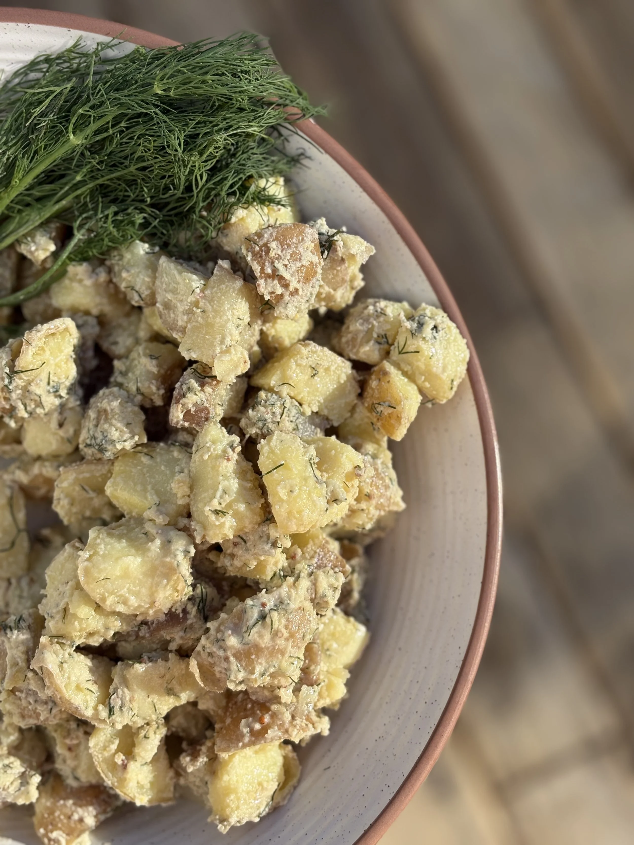 Tahini Dill Pasta Salad