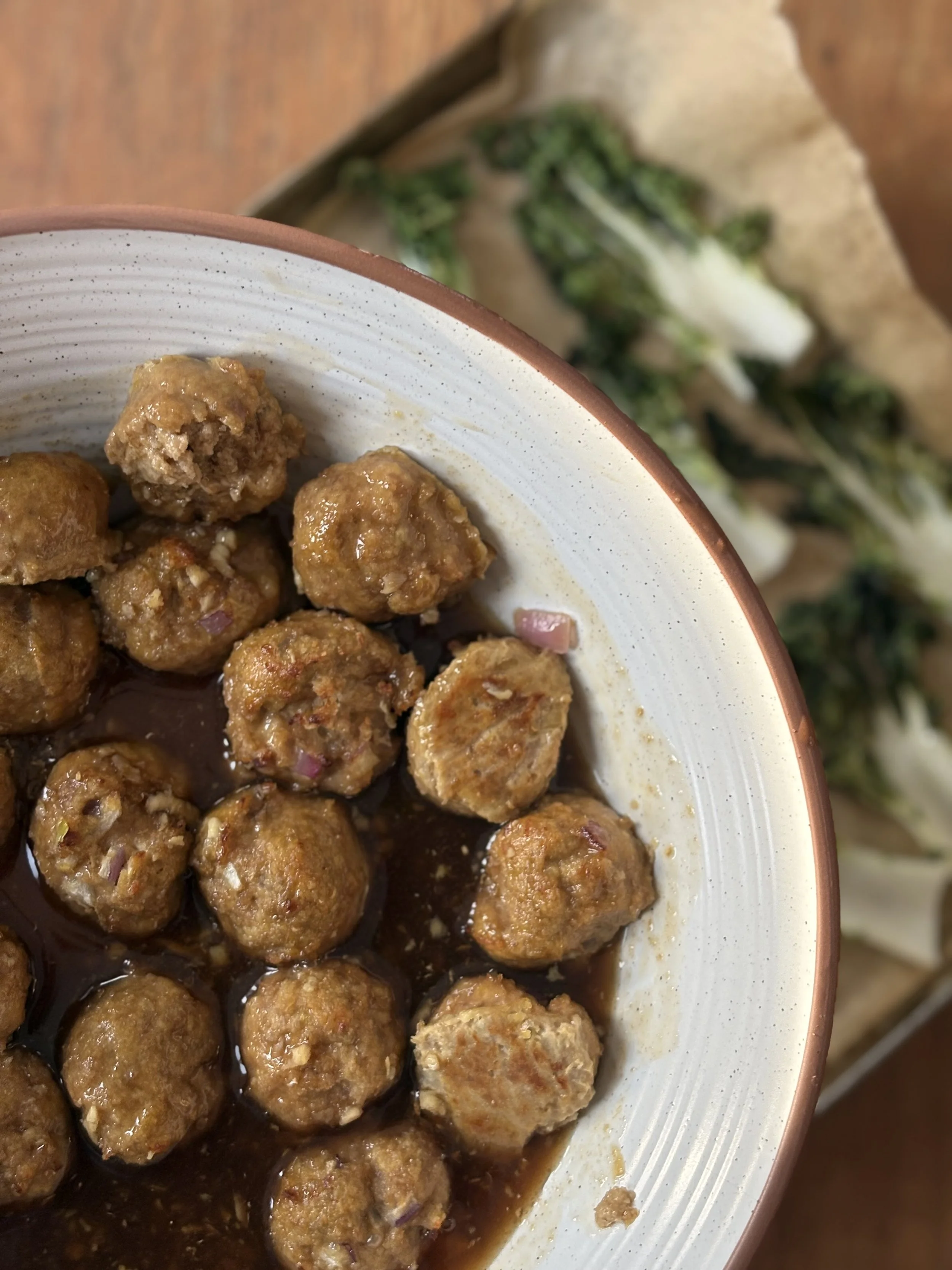 Teriyaki Turkey Meatballs