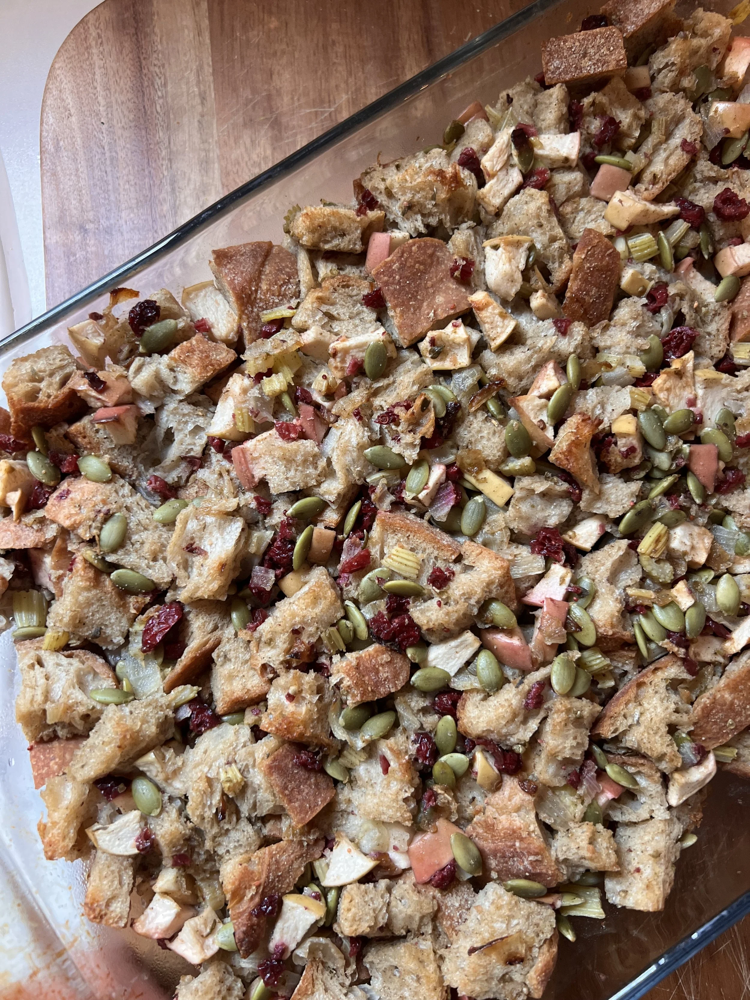Apple Cranberry Stuffing