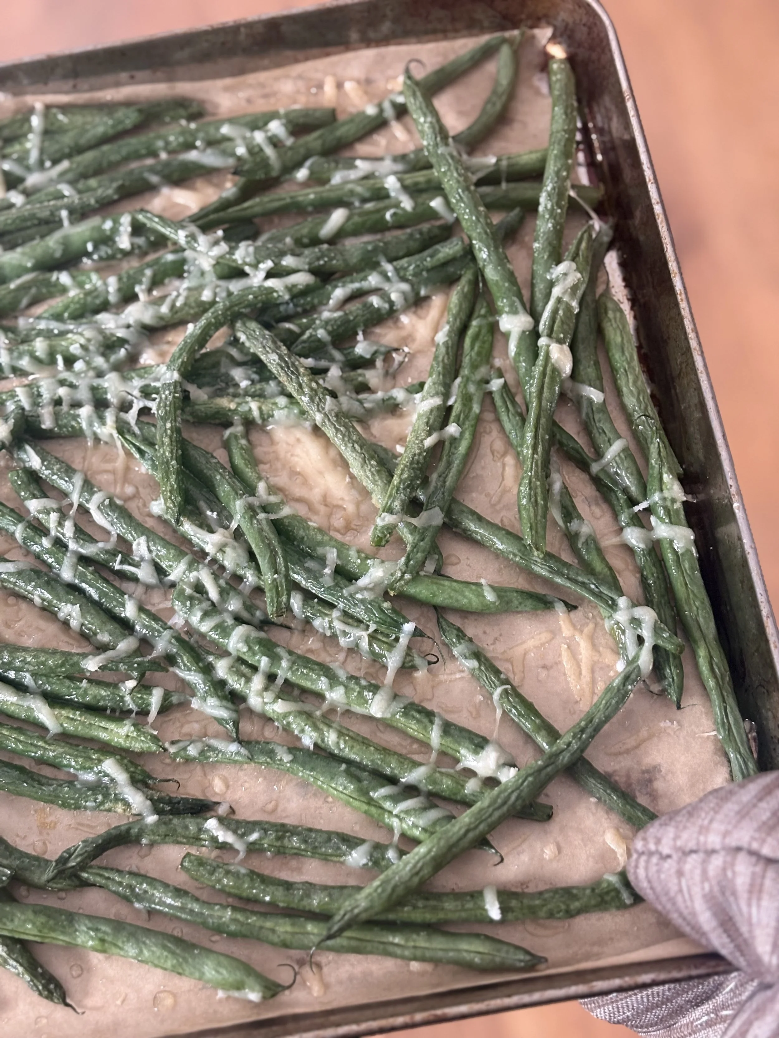 Cheesy Green Beans