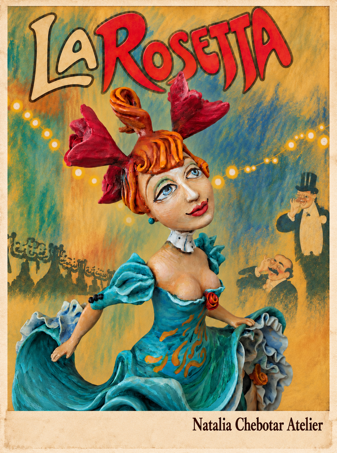 Poster "La Rosetta" 2 by Natalia Chebotar.