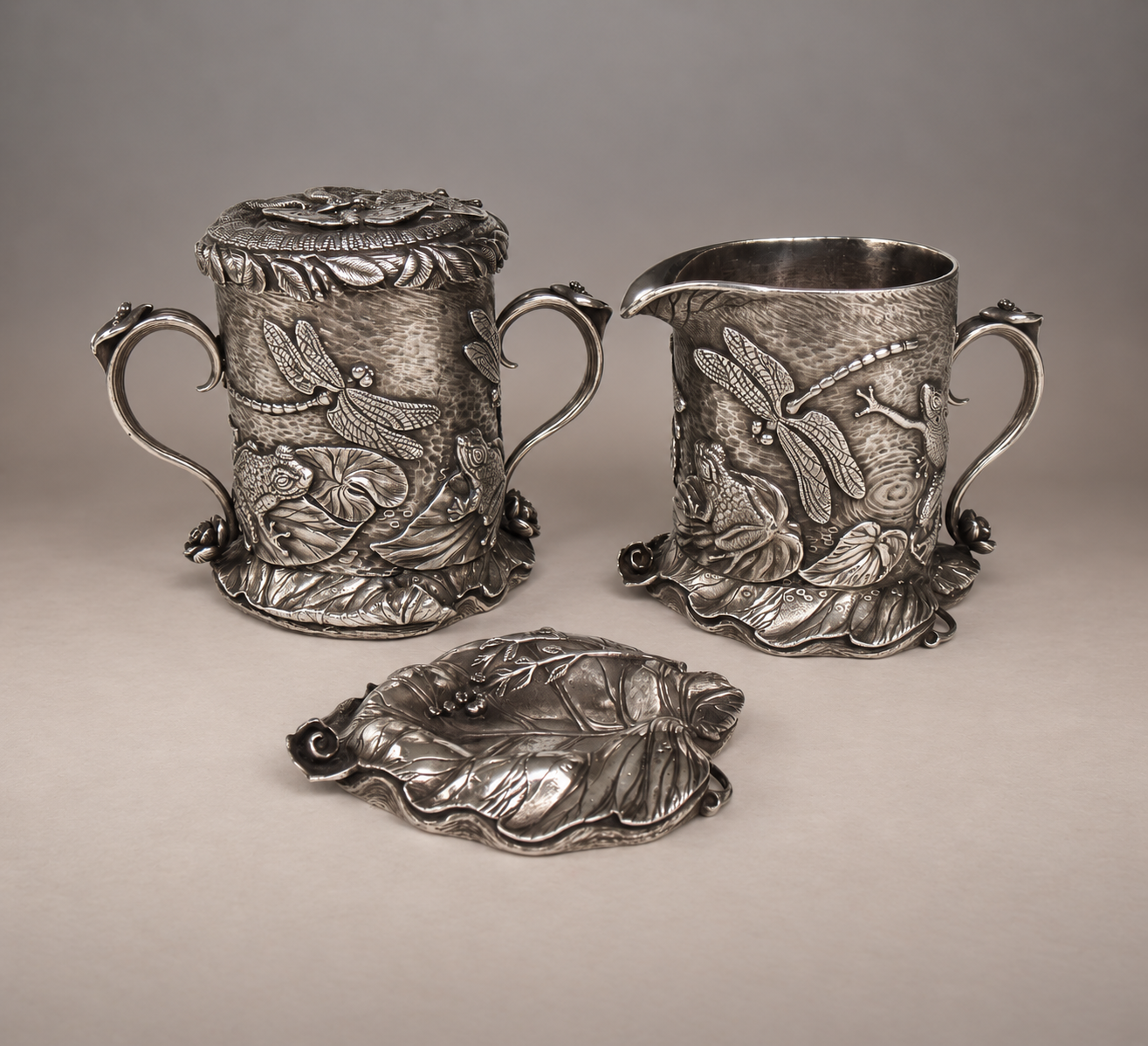  Sterling Silver Set ‘Rainforest’ by Natalia Chebotar