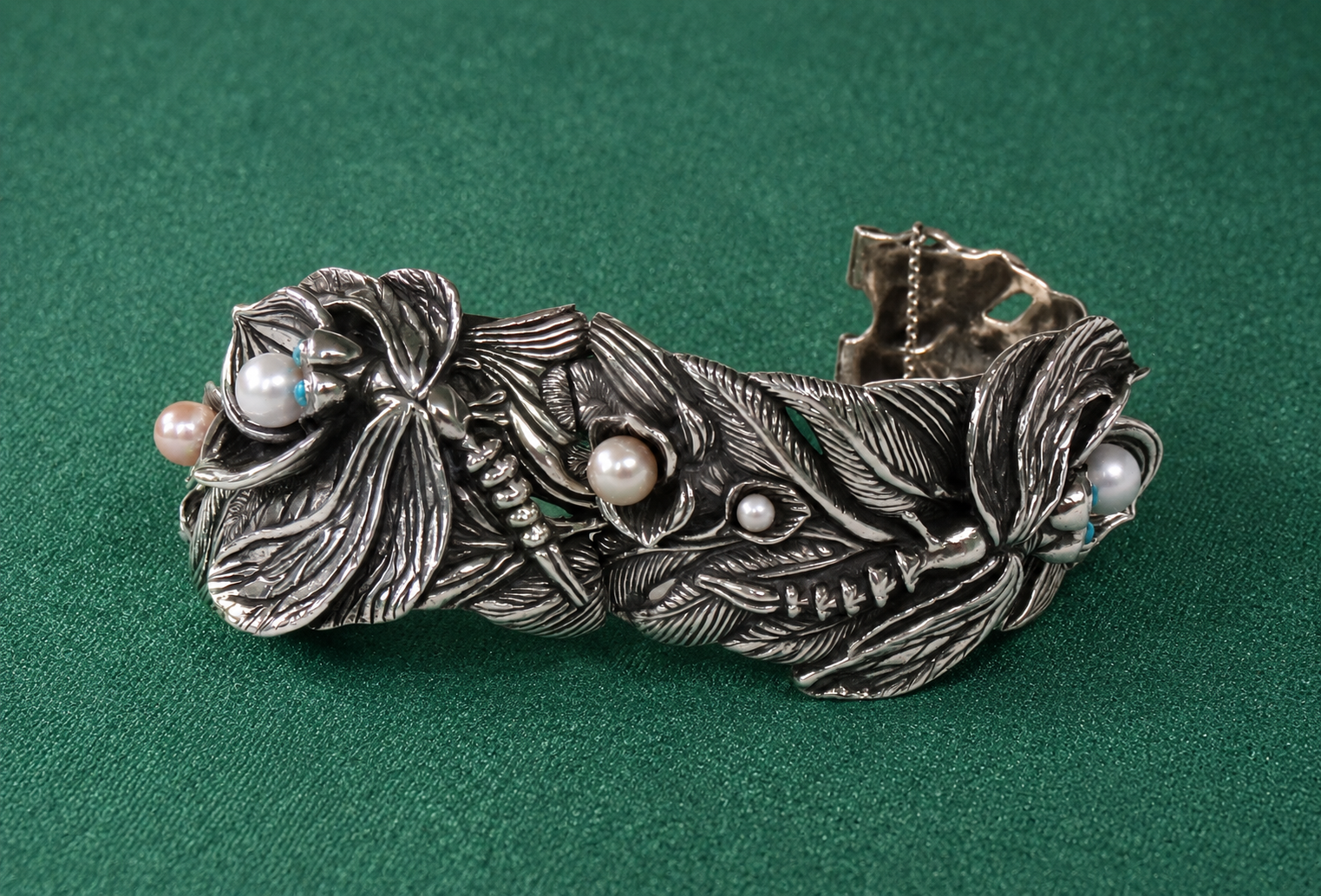  Sterling Silver Bracelet ‘Dragonflies’ by Natalia Chebotar