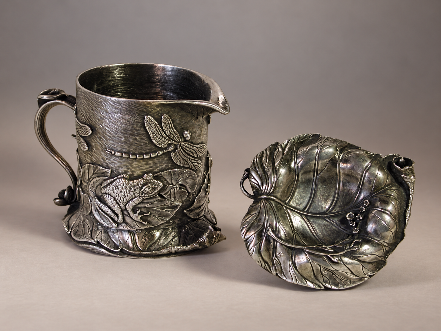 Sterling Silver Set ‘Rainforest’ by Natalia Chebotar