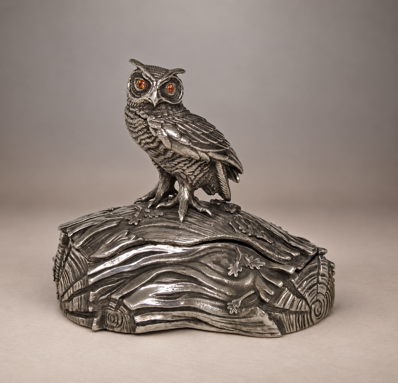 'Magic Forest' Sterling Silver Jewelry Box by Natalia Chebotar