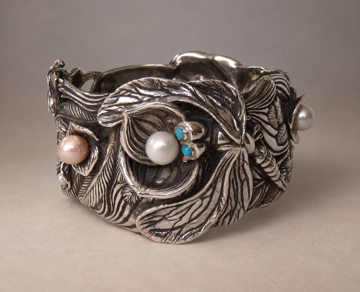 Sterling Silver Bracelet ‘Dragonflies’ by Natalia Chebotar