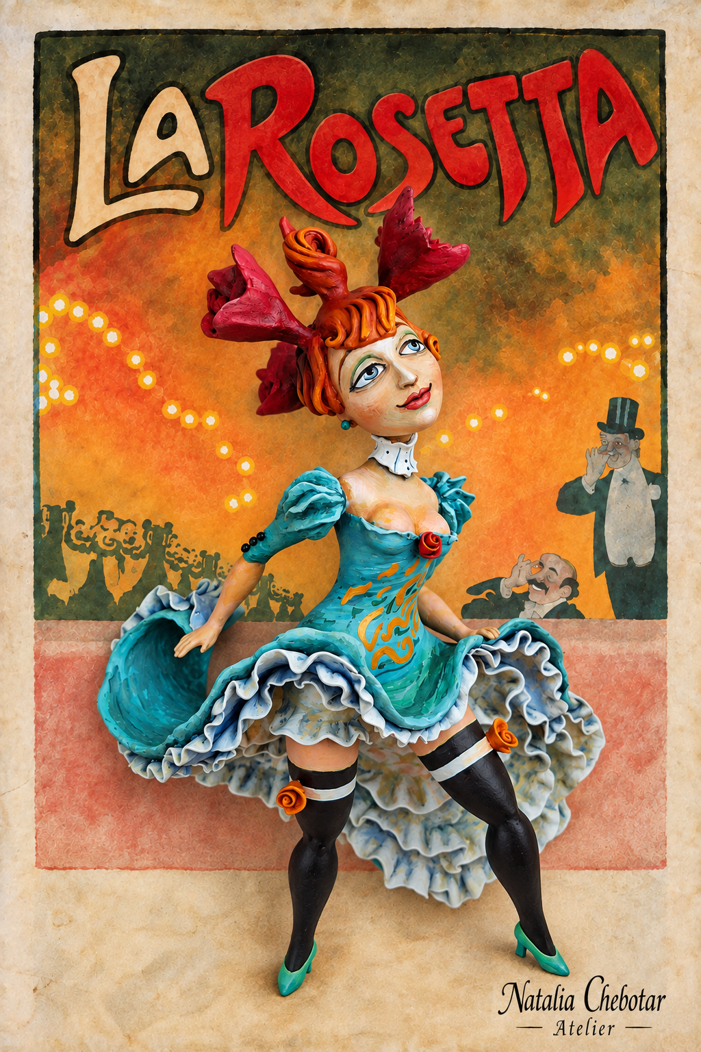 Poster "La Rosetta" 1 by Natalia Chebotar.