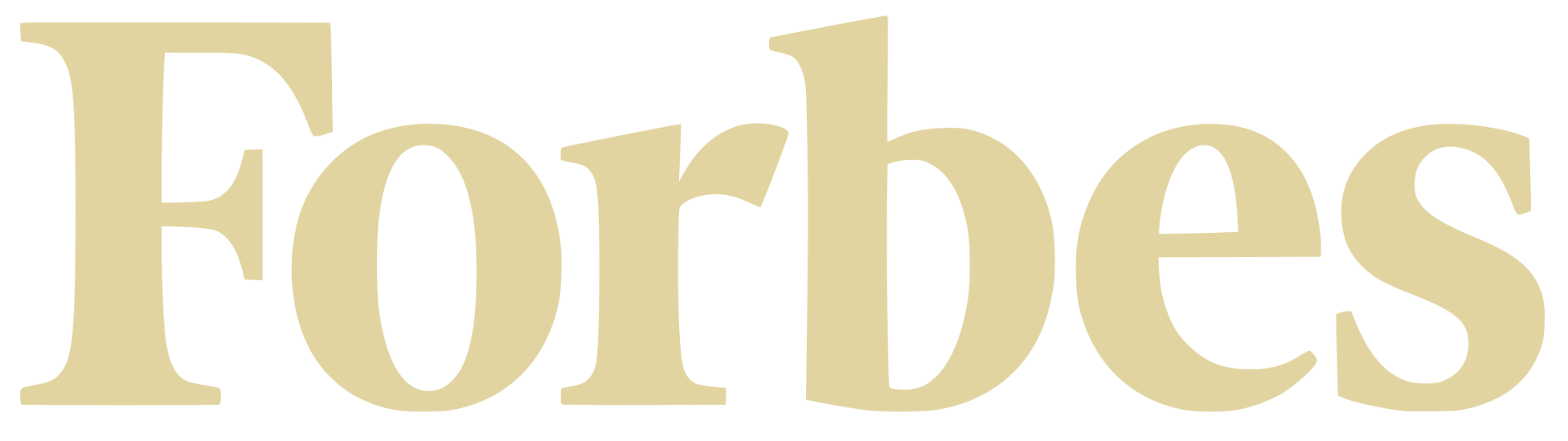 The word 'Forbes' in large, beige-colored text.
