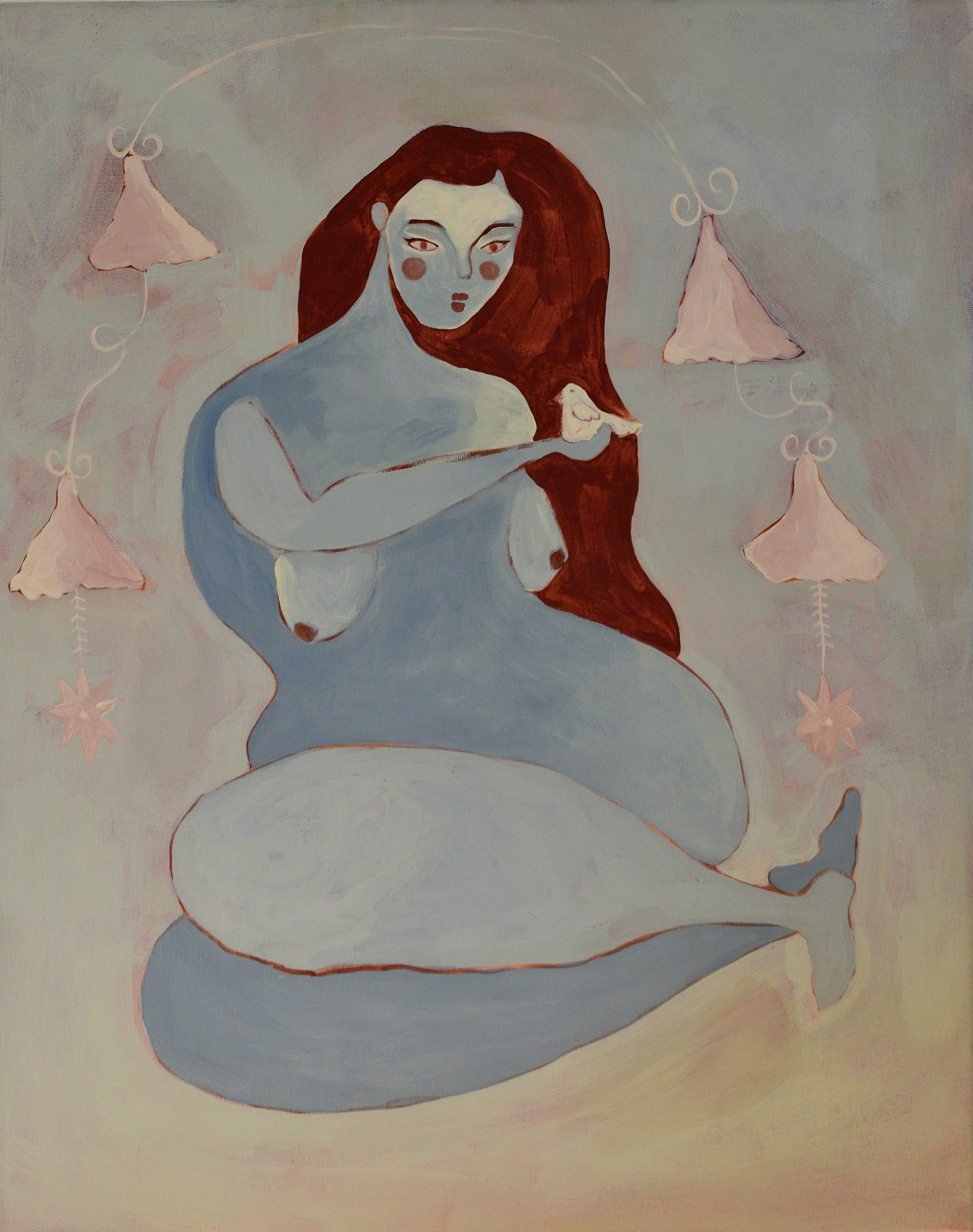 Woman In Blue