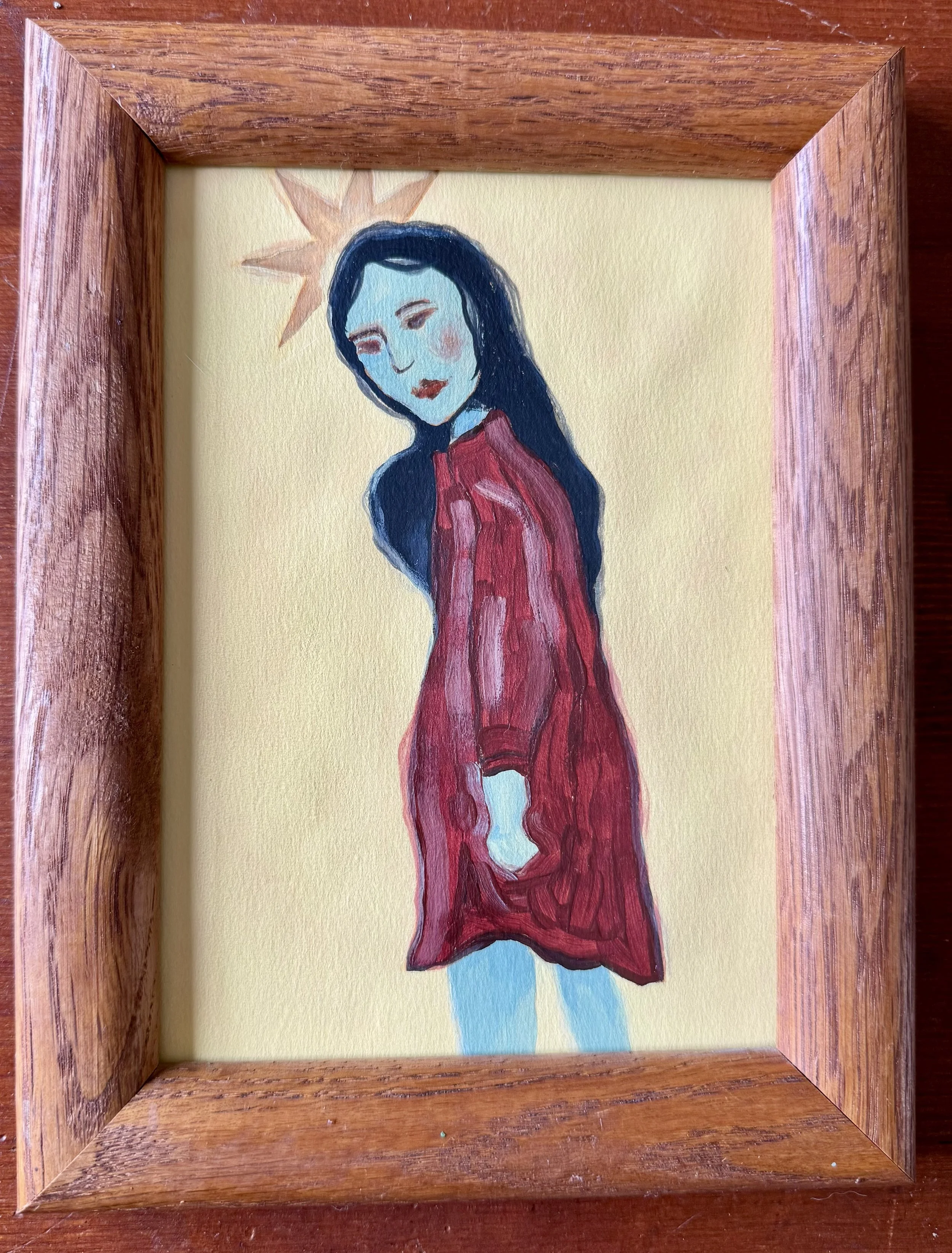 Red Coat Original Painting