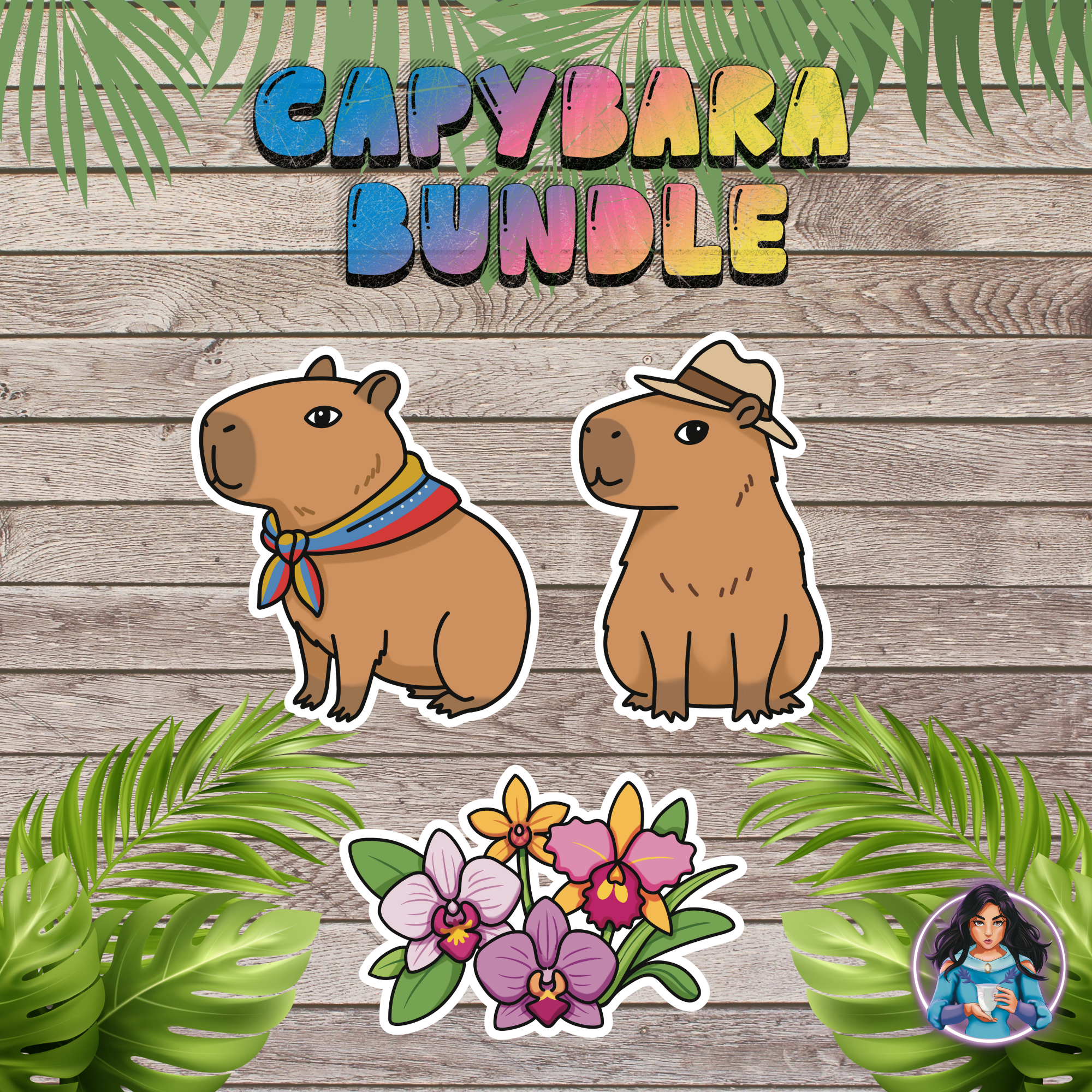 Capybara Sticker Bundle