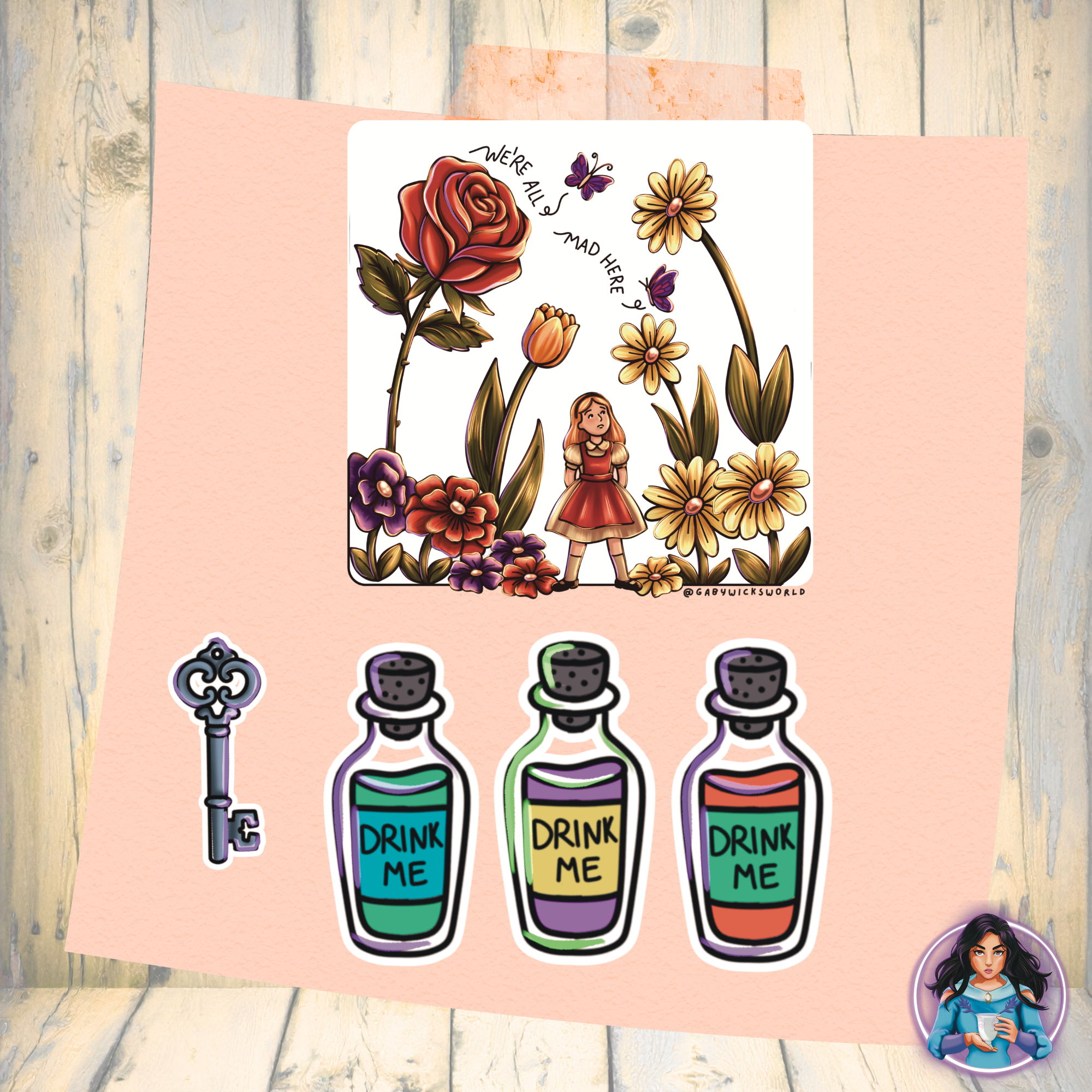 Alice's transparent Holographic Bundle