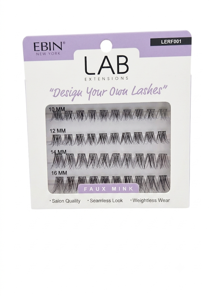 EBIN LAB Extension DIY cluster Lashes- Faux Mink-001