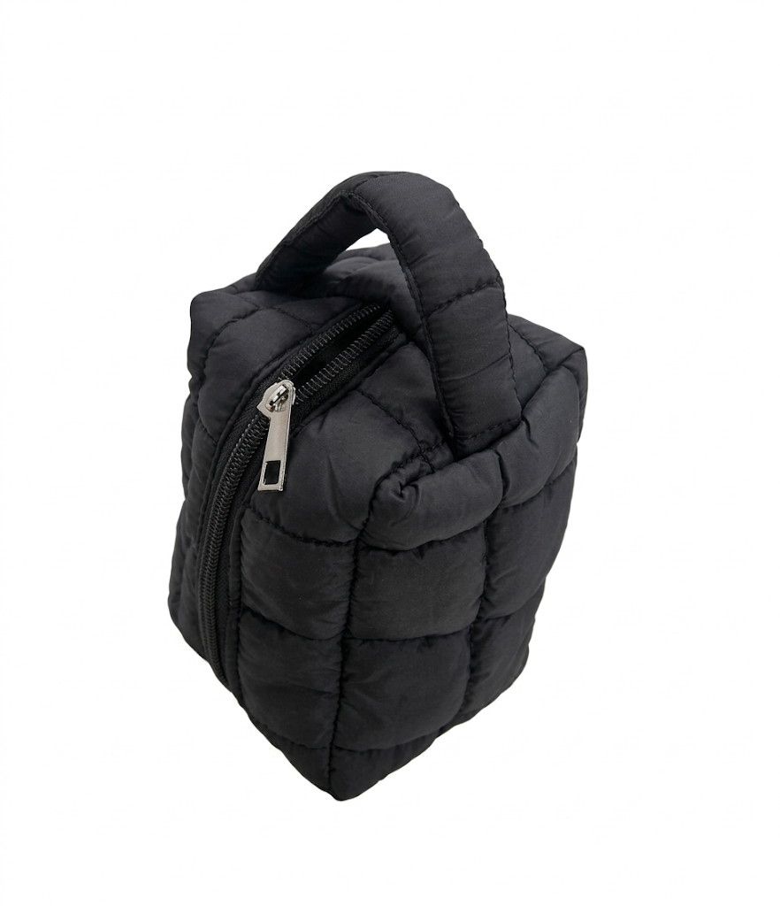 Quilted Puff Makeup Pouch