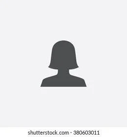 Silhouette of a person with shoulder-length hair against a light background.