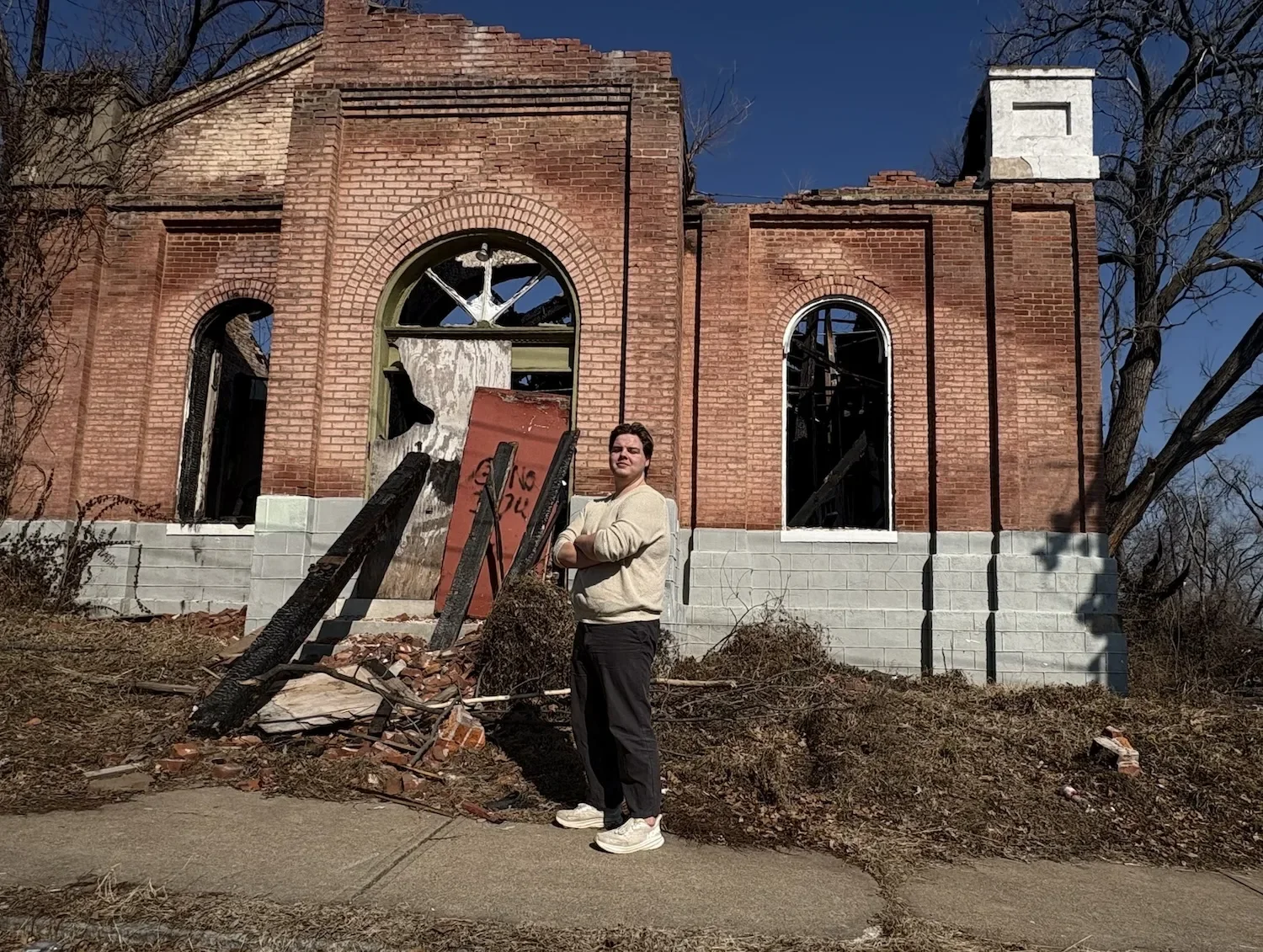 Historic Carondelet church was nearly saved—but fire had other plans
